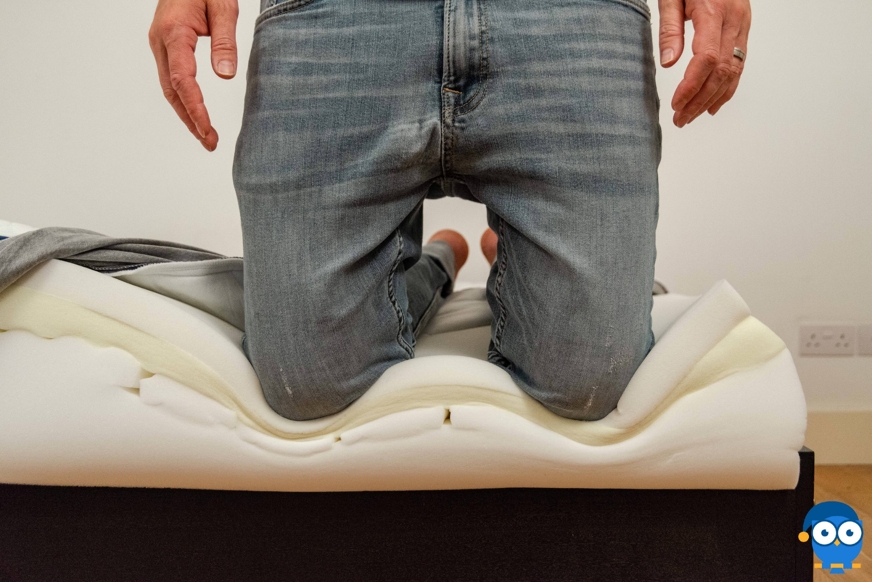 Nectar mattress sinkage test